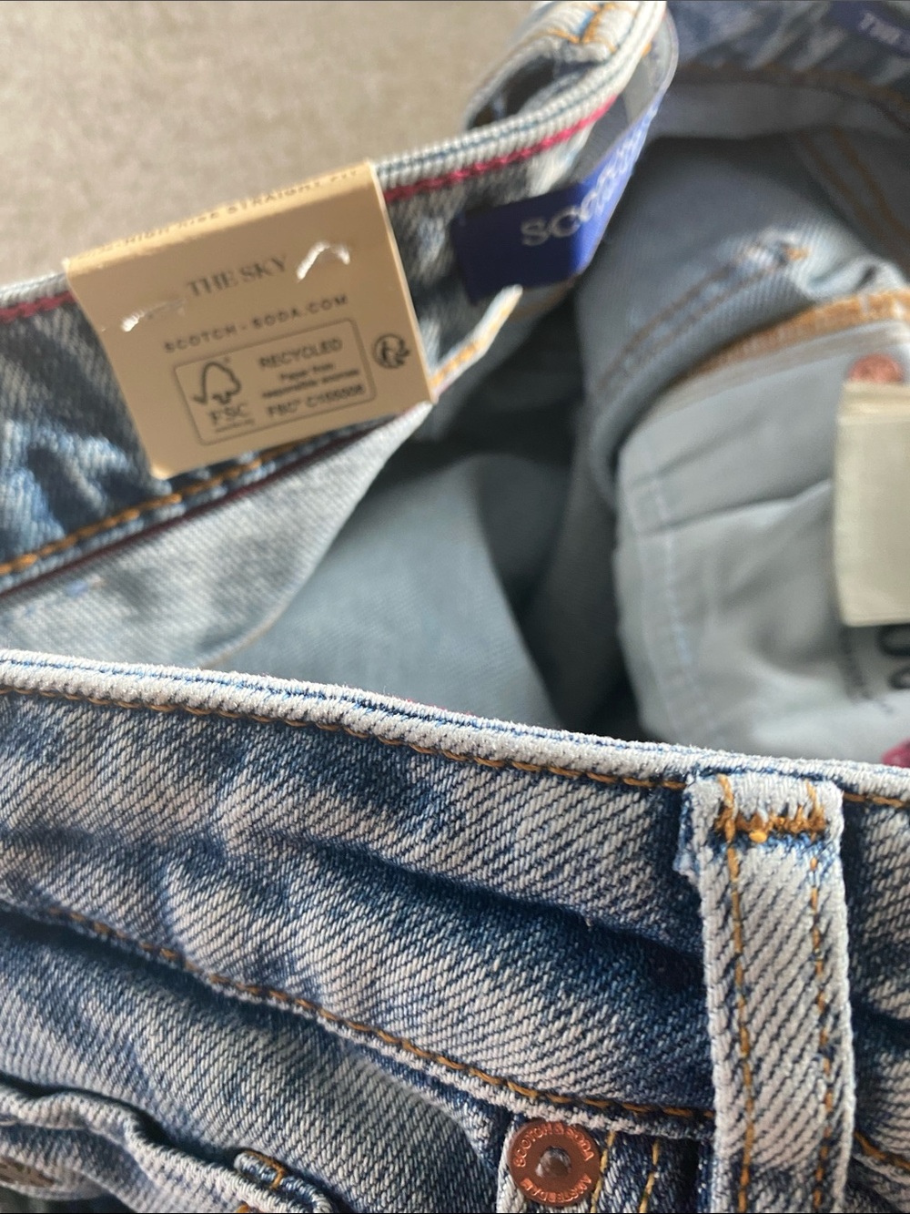 Scotch & Soda NWT The Sky size 27/32 jeans - Picture 7 of 12